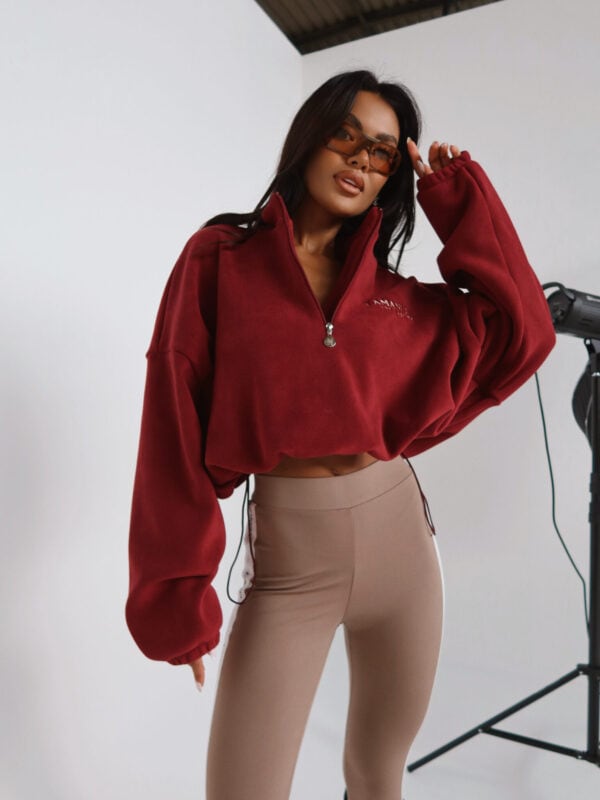 Bluza WARM UP bordo