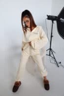 Spodnie BASIC kokos Spodnie BASIC kokos