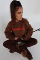 Bluza NOIR czekolada