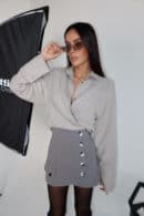 Spódnica FOLD szara