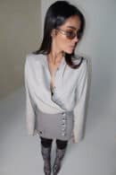 Spódnica FOLD szara