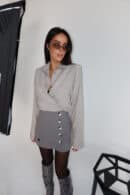 Spódnica FOLD szara