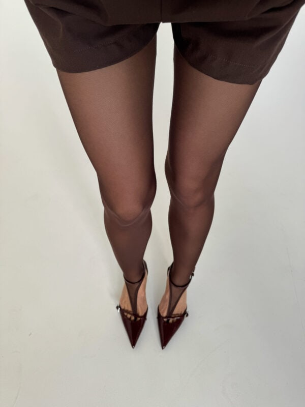 Legginsy SLASH czekolada