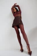 Legginsy SLASH bordo