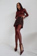 Legginsy SLASH bordo