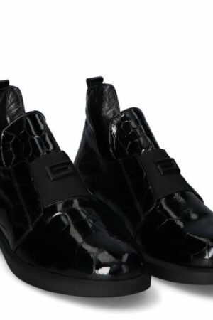 Botki Boccato 230.3035S Czarne lakier