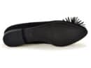 Czarne Baleriny KARINO 4953/003-P czarny zamsz