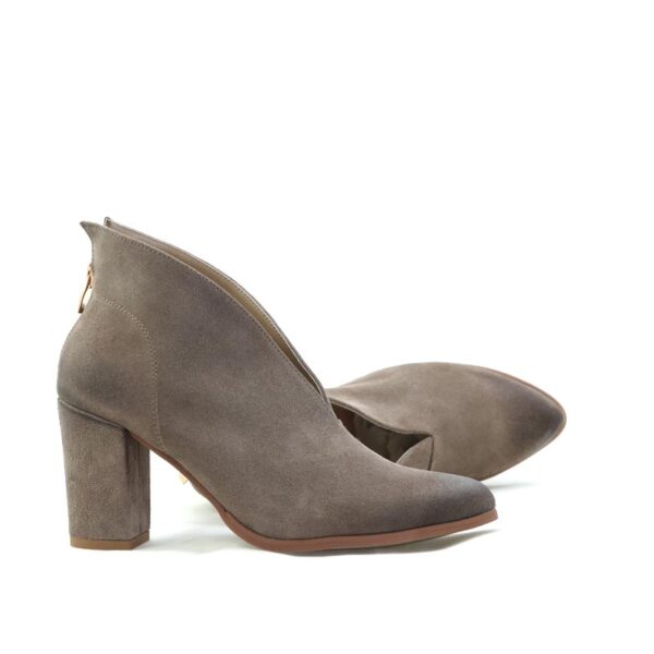 Botki Exquisite 1231 Almond.Welur Botki Exquisite 1231 Almond.Welur