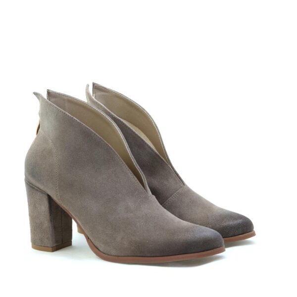 Botki Exquisite 1231 Almond.Welur Botki Exquisite 1231 Almond.Welur