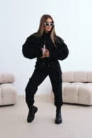 Spodnie damskie BG Army | czarny