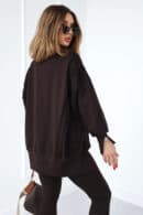 Bluza damska BG Kate | gorzka czekolada