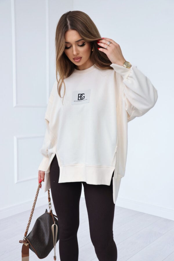 Bluza damska BG Kate | waniliowy