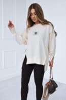 Bluza damska BG Kate | waniliowy