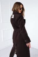 Płaszcz damski BG Sabrina | gorzka czekolada