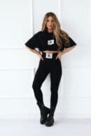 Legginsy damskie BG Elly | czarny