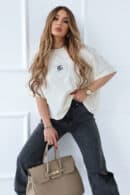 T-Shirt damski BG Bing | waniliowy