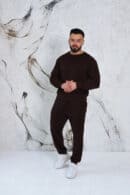 Komplet męski BG Vinci | gorzka czekolada