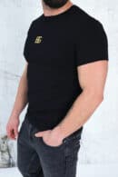 T-Shirt męski BG Pray | czarny
