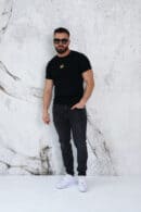 T-Shirt męski BG Pray | czarny