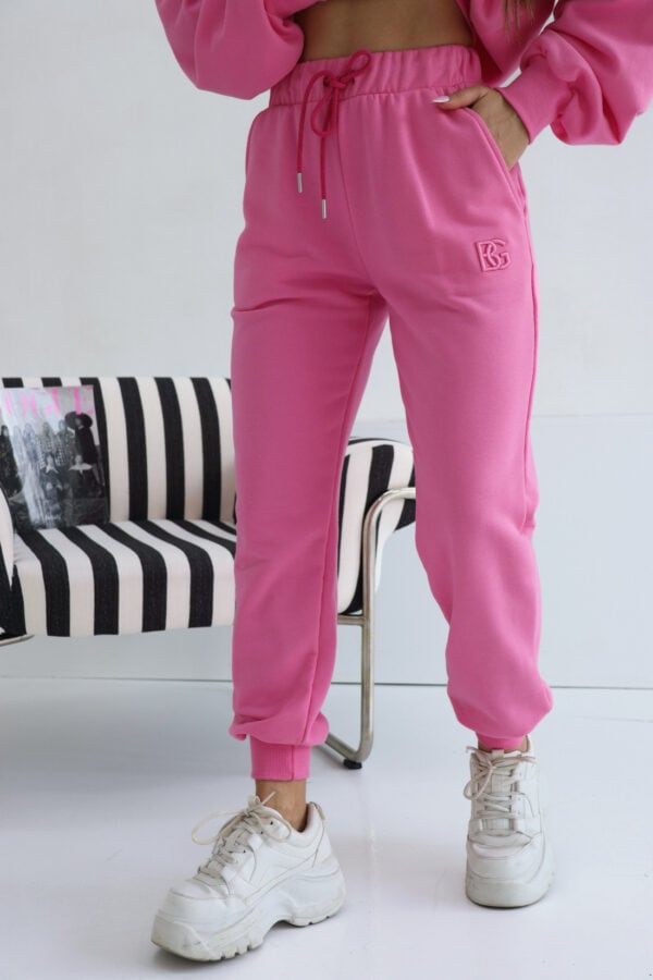 Spodnie damskie BG Brand | róż barbie