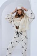 Szalik BG Bear | waniliowy
