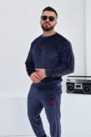 Dres męski BG Aero | granat Dres męski BG Aero | granat