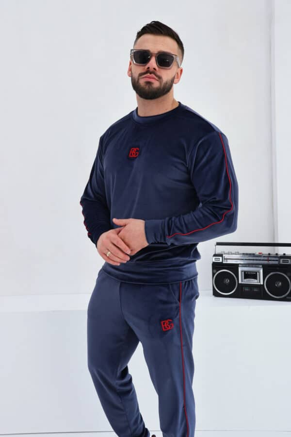 Dres męski BG Aero | granat Dres męski BG Aero | granat