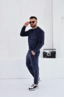 Dres męski BG Aero | granat Dres męski BG Aero | granat