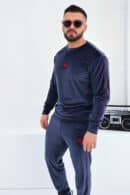 Dres męski BG Aero | granat Dres męski BG Aero | granat
