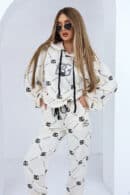 Dres damski BG Holo | wanilia-czarny Dres damski BG Holo | wanilia-czarny