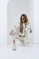Dres damski BG Holo | wanilia-czarny Dres damski BG Holo | wanilia-czarny