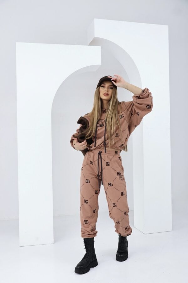Dres damski BG Holo | kamel-czekolada Dres damski BG Holo | kamel-czekolada