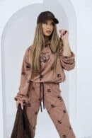 Dres damski BG Holo | kamel-czekolada Dres damski BG Holo | kamel-czekolada