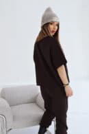 T-Shirt damski BG Choco | gorzka czekolada T-Shirt damski BG Choco | gorzka czekolada