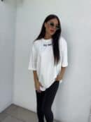 T-shirt LONG - ecru