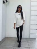T-shirt LONG - ecru