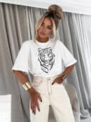 T-shirt TYGRYS - ecru