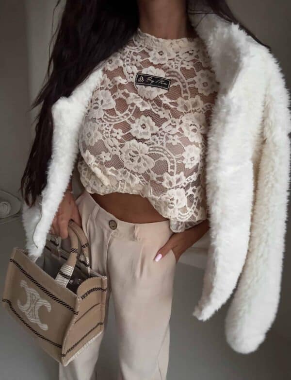 Bluzka MARMARIS welur - jasny beż Bluzka MARMARIS welur - jasny beż