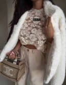 Bluzka MARMARIS welur - jasny beż Bluzka MARMARIS welur - jasny beż