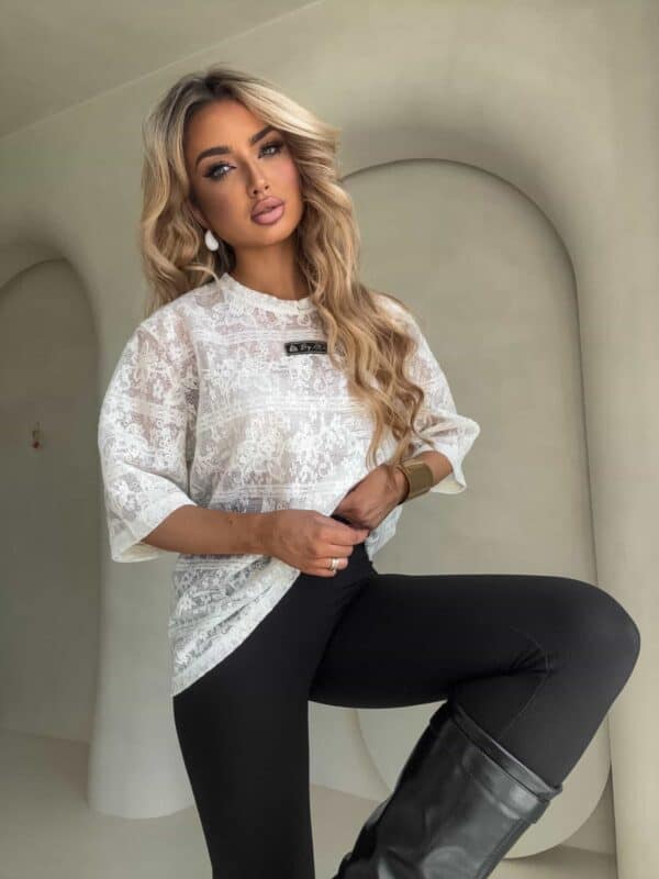 Bluzka PEROLA – ecru