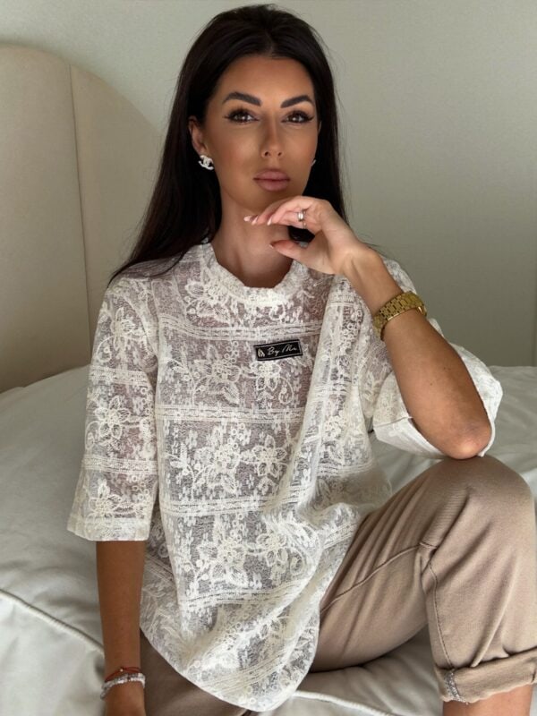 Bluzka PEROLA – ecru