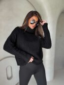 Sweter golf INKO - czarny