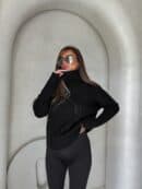 Sweter golf INKO - czarny
