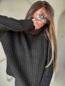 Sweter golf INKO - czarny