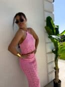 Komplet MARBELLA - mocny róż