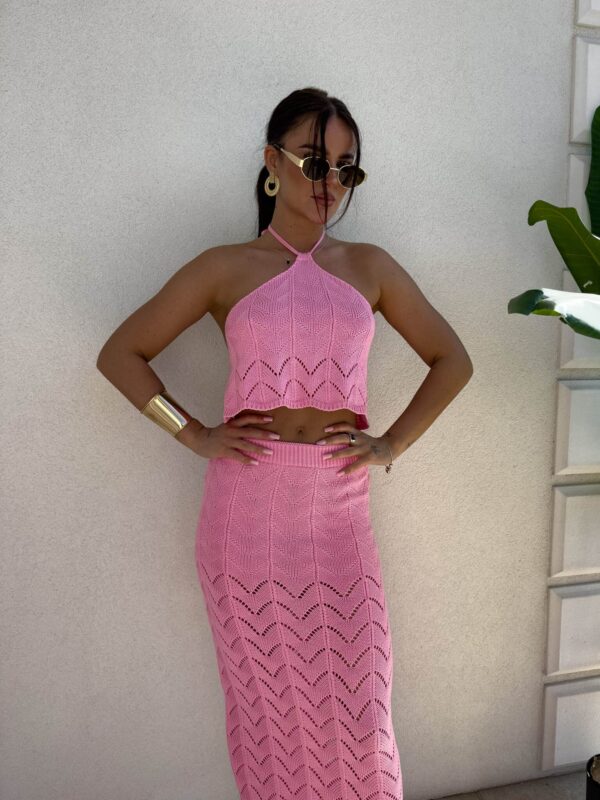 Komplet MARBELLA - mocny róż