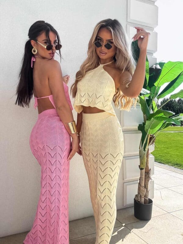 Komplet MARBELLA - mocny róż