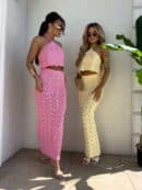 Komplet MARBELLA - mocny róż