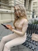 Bluzka SKIN – gold