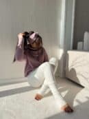 Sweter golf INKO - ametyst